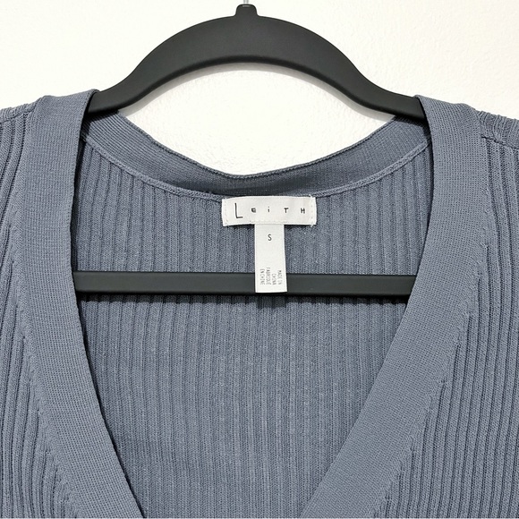 Leith Nordstrom blue cardigan, stretchy - Picture 3 of 3